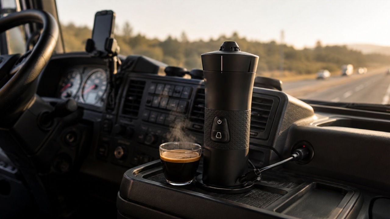Cafetière camion 24V : le comparatif 2026 pour routiers